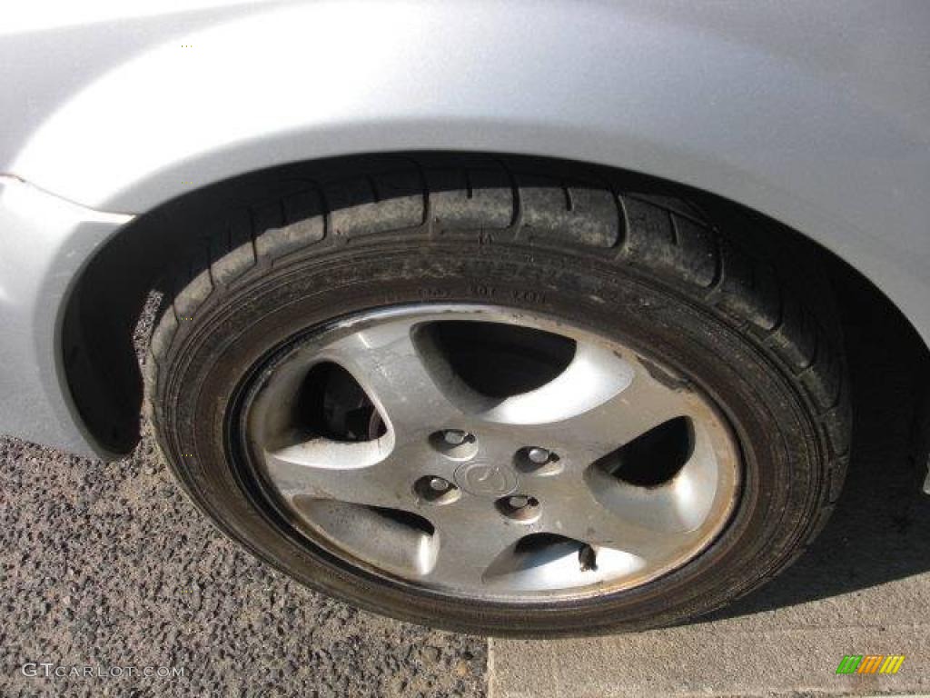 2000 Protege ES - Highlight Silver Metallic / Gray photo #16