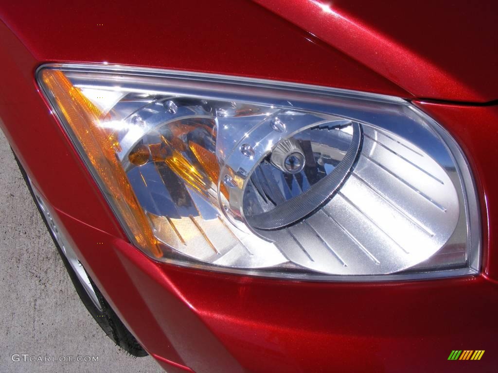 2007 Caliber SE - Inferno Red Crystal Pearl / Pastel Pebble Beige photo #15