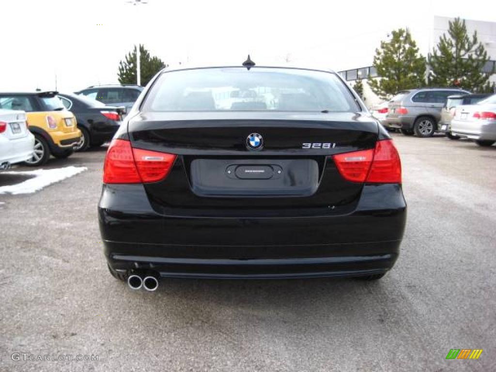 2010 3 Series 328i xDrive Sedan - Jet Black / Black Dakota Leather photo #4