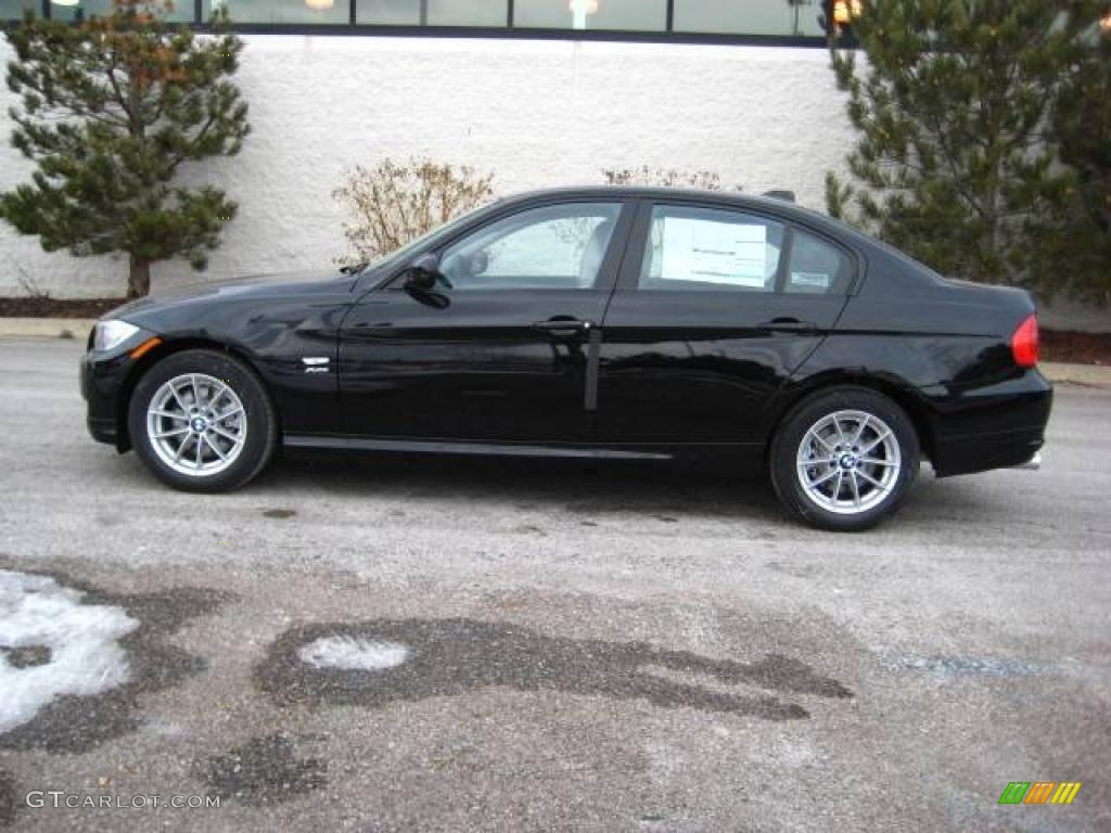 2010 3 Series 328i xDrive Sedan - Jet Black / Black Dakota Leather photo #2