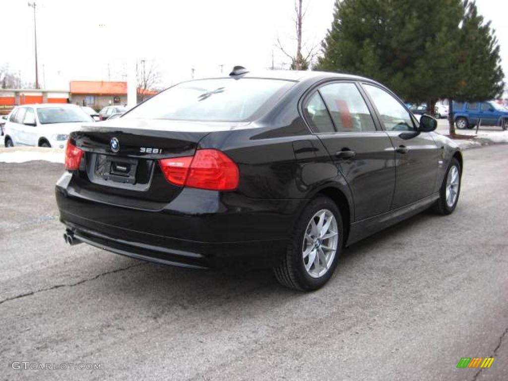 2010 3 Series 328i xDrive Sedan - Jet Black / Black Dakota Leather photo #5
