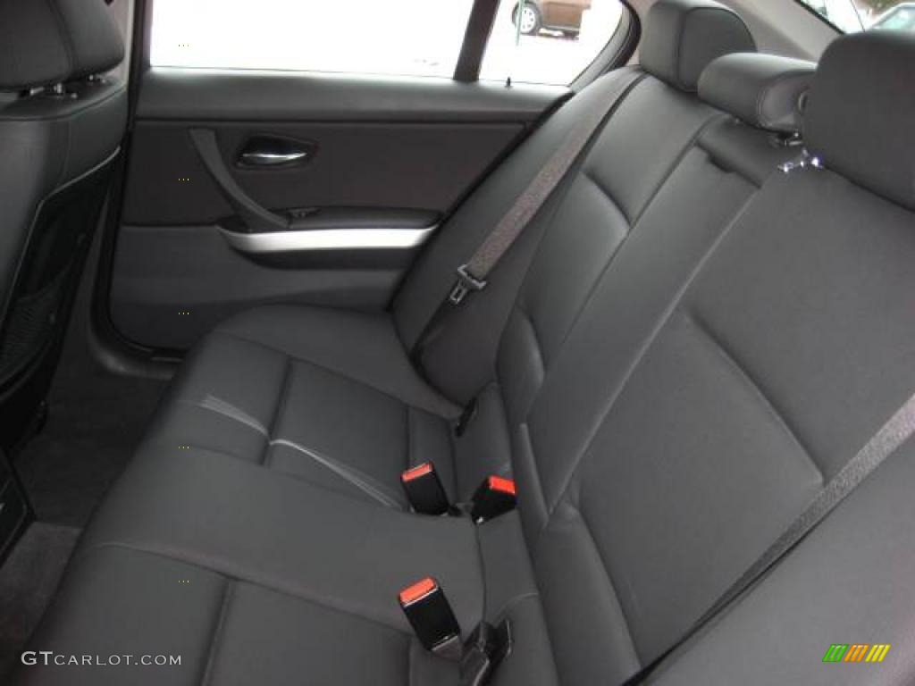 2008 3 Series 328xi Sedan - Jet Black / Black photo #16