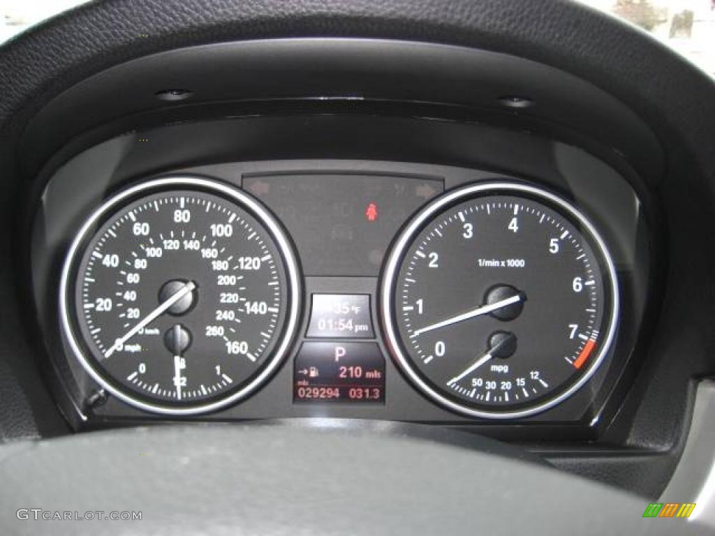 2008 3 Series 328xi Sedan - Jet Black / Black photo #23