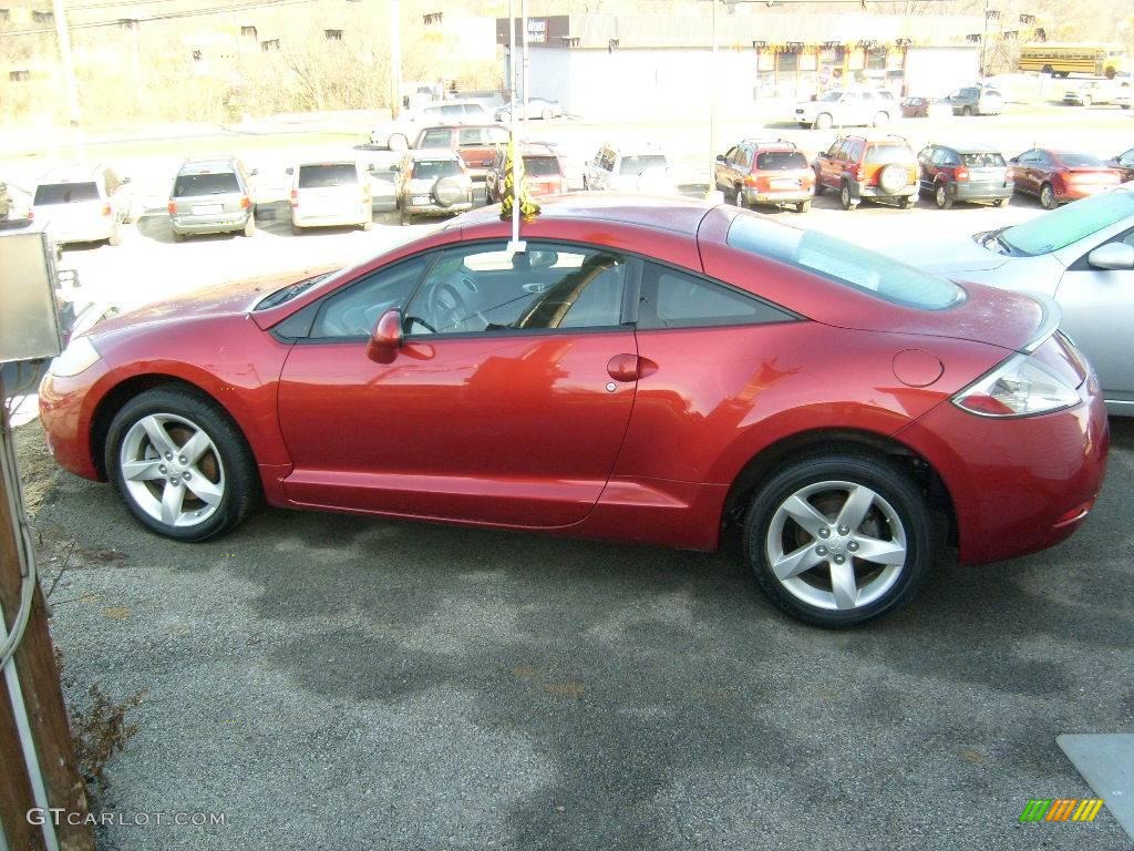 2008 Eclipse GS Coupe - Sunset Orange Pearlescent / Dark Charcoal photo #1