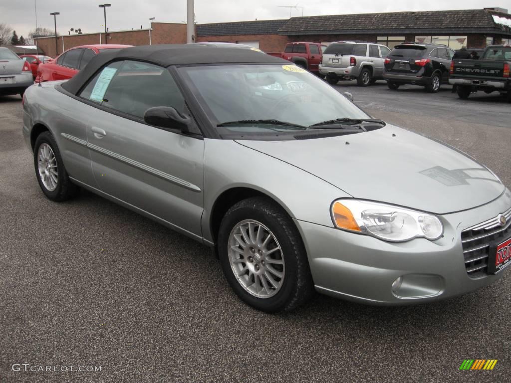 2004 Sebring Touring Convertible - Satin Jade Pearl / Dark Slate Gray photo #1