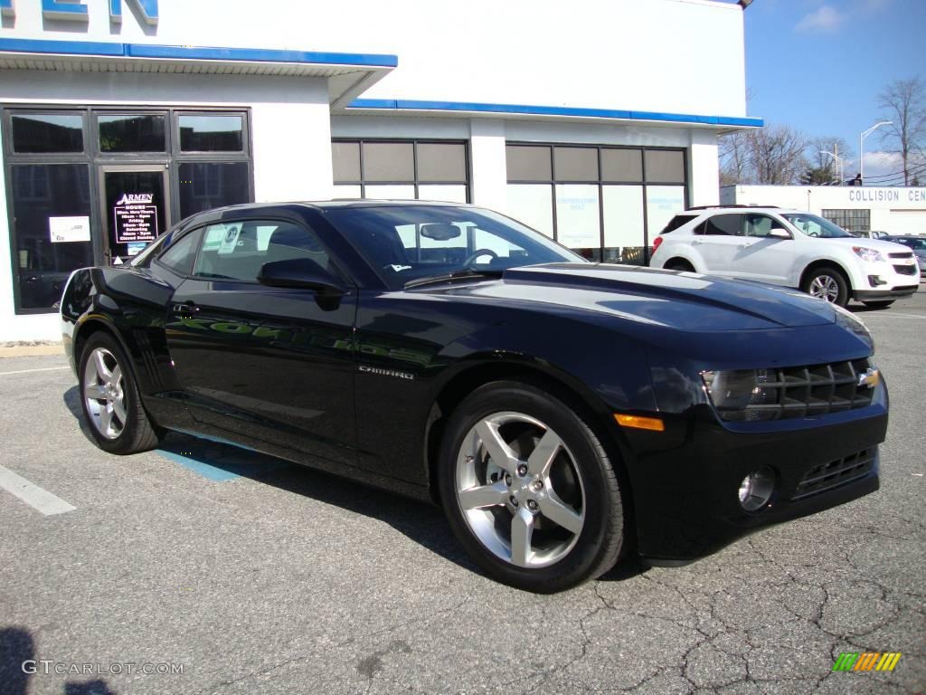 2010 Camaro LT Coupe - Black / Black photo #5