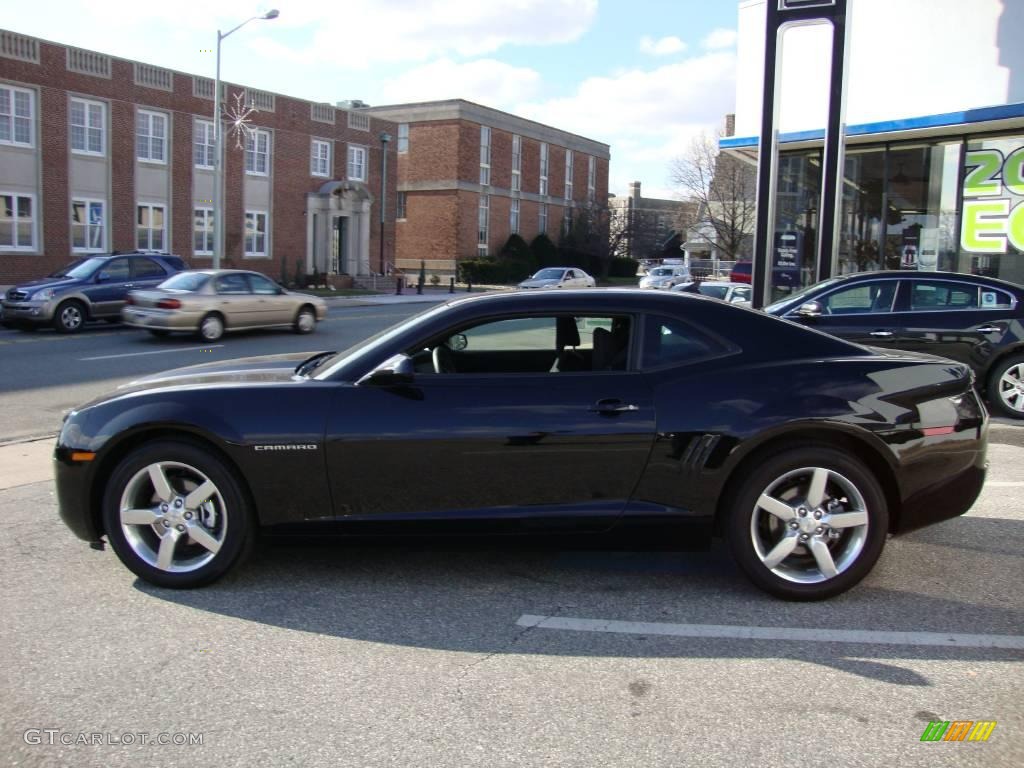 2010 Camaro LT Coupe - Black / Black photo #10