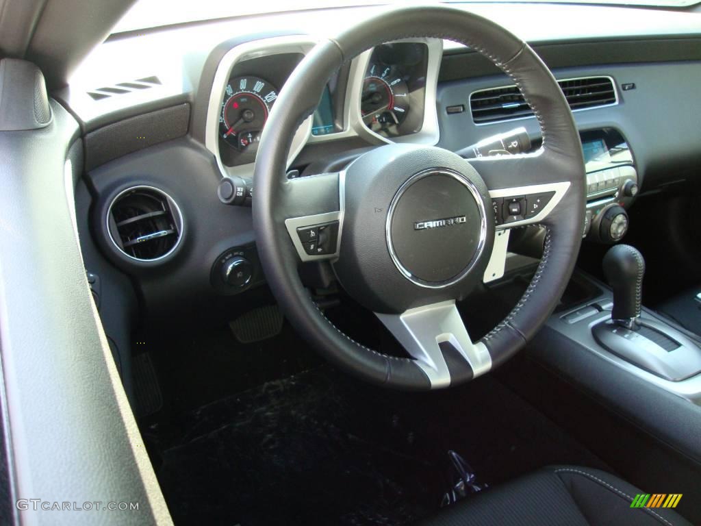 2010 Camaro LT Coupe - Black / Black photo #11