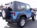 2010 Surf Blue Pearl Jeep Wrangler Sport 4x4  photo #3