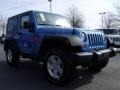 2010 Surf Blue Pearl Jeep Wrangler Sport 4x4  photo #4