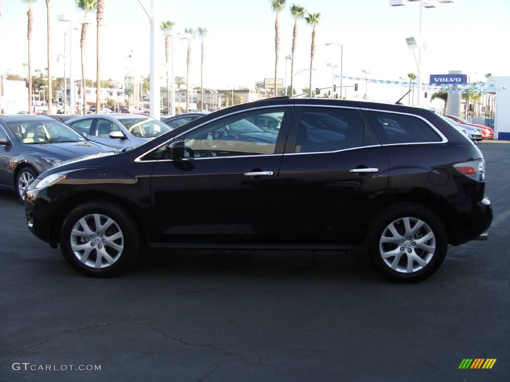 2007 CX-7 Grand Touring - Black Cherry Mica / Sand photo #12