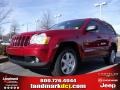 2010 Inferno Red Crystal Pearl Jeep Grand Cherokee Laredo  photo #1