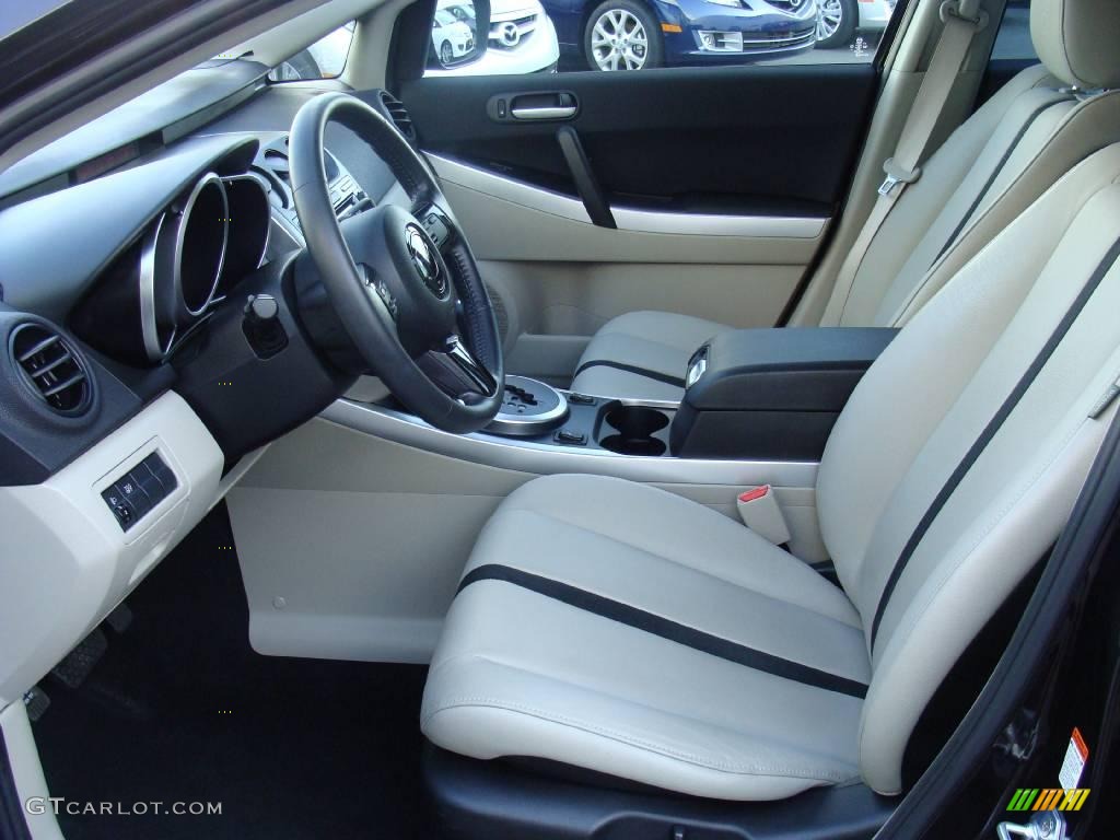 2007 CX-7 Grand Touring - Black Cherry Mica / Sand photo #14