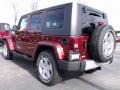 2010 Red Rock Crystal Pearl Jeep Wrangler Unlimited Sahara  photo #2