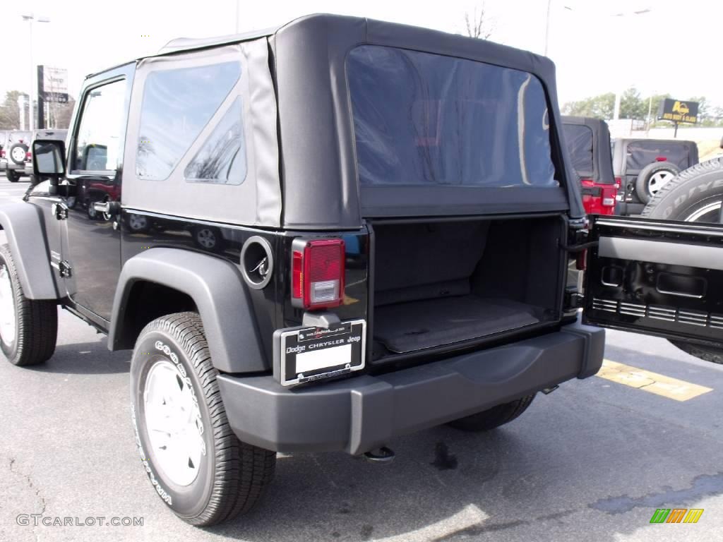 2010 Wrangler Sport 4x4 - Black / Dark Slate Gray/Medium Slate Gray photo #8