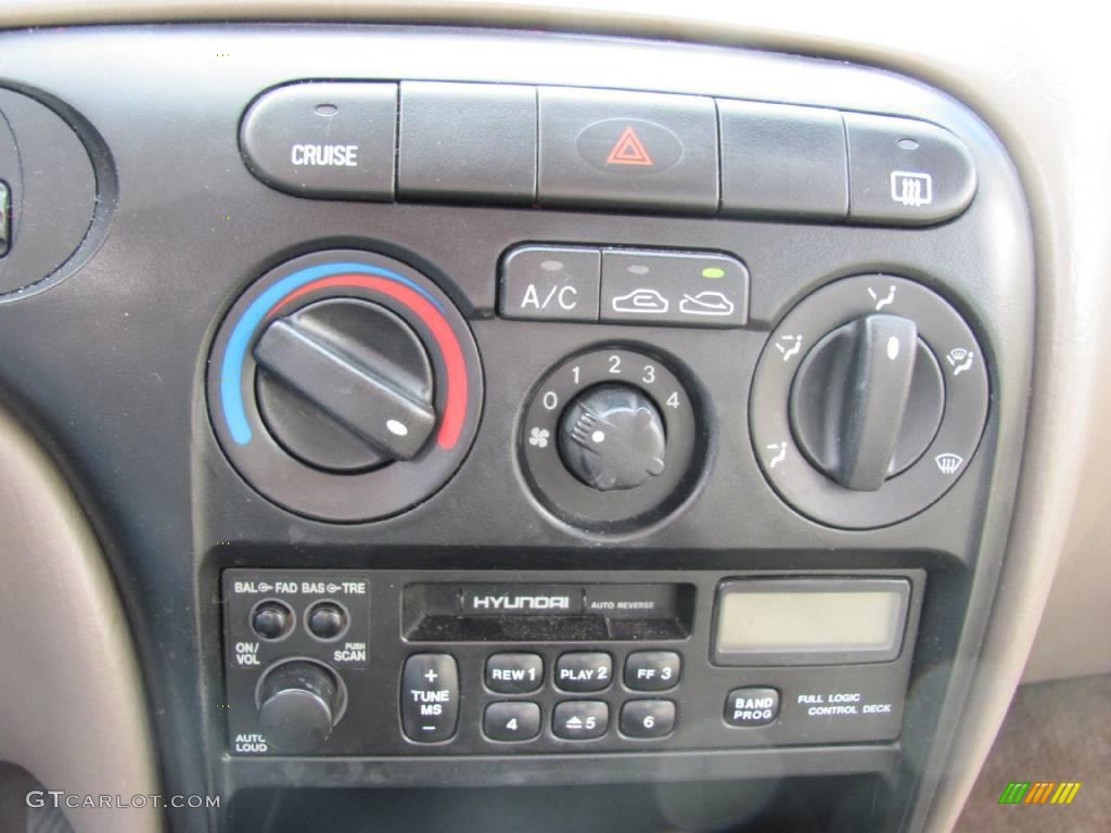 2000 Elantra GLS Sedan - Forest Green / Beige photo #15
