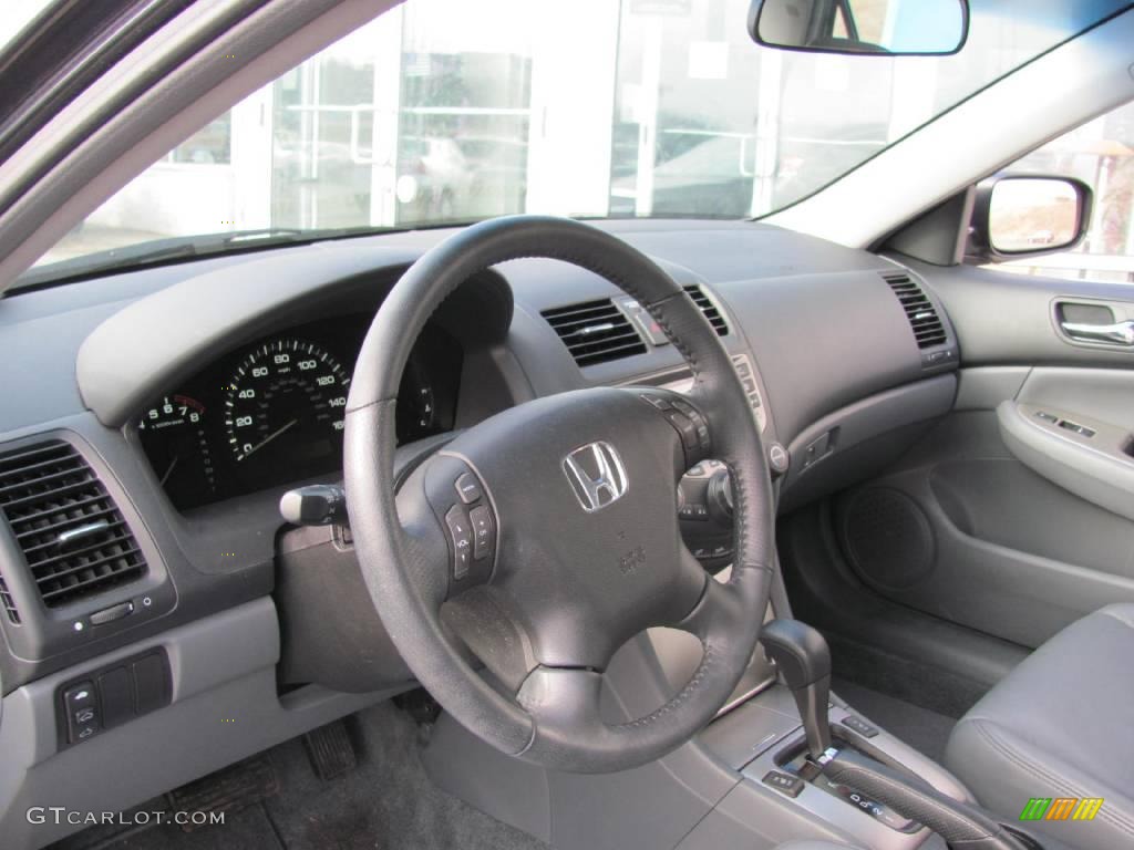 2007 Accord EX-L Sedan - Graphite Pearl / Gray photo #12