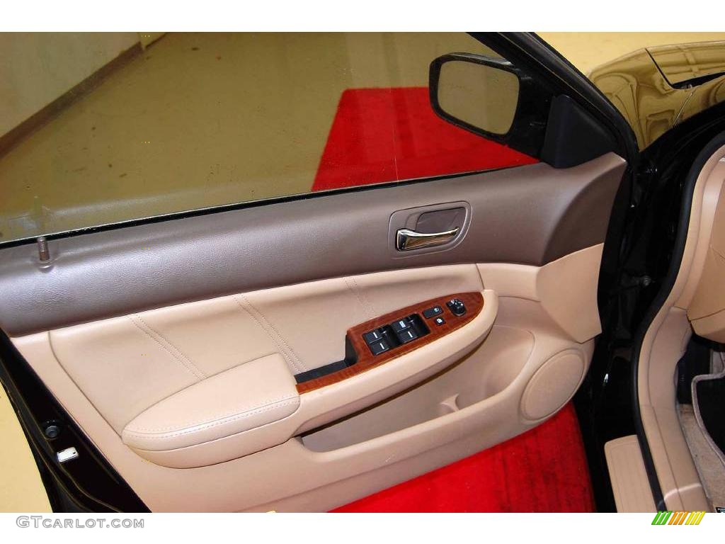 2006 Accord EX-L Sedan - Nighthawk Black Pearl / Ivory photo #15