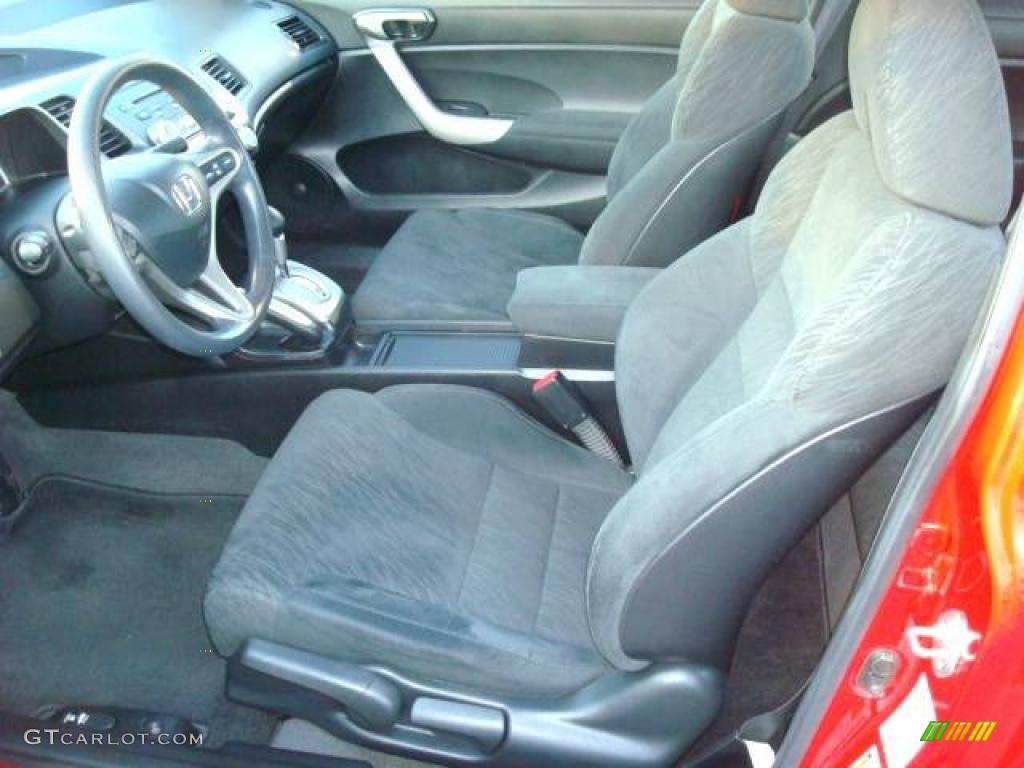 2008 Civic EX Coupe - Rallye Red / Gray photo #10