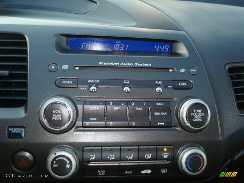 2008 Civic EX Coupe - Rallye Red / Gray photo #14