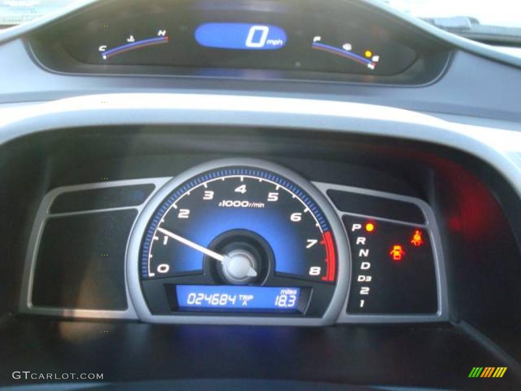 2008 Civic EX Coupe - Rallye Red / Gray photo #18