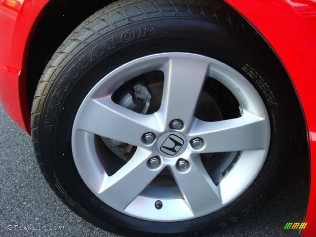 2008 Civic EX Coupe - Rallye Red / Gray photo #19