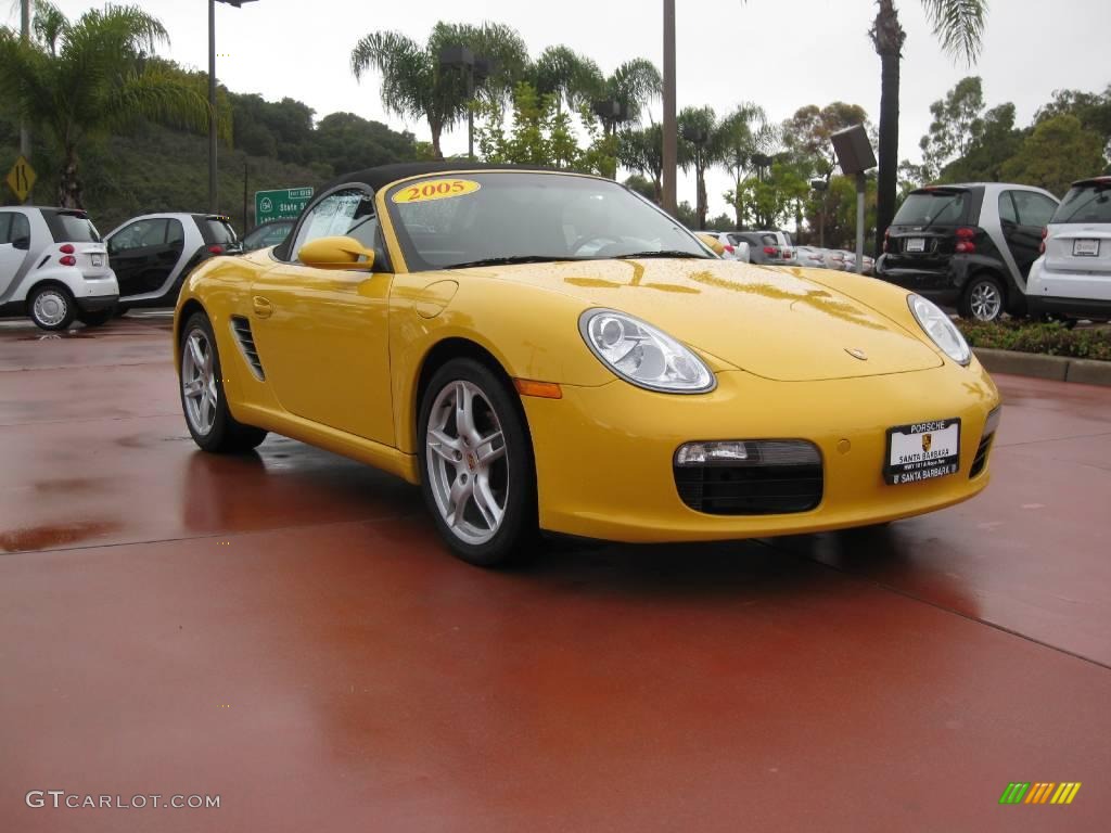 2005 Boxster  - Speed Yellow / Black photo #3