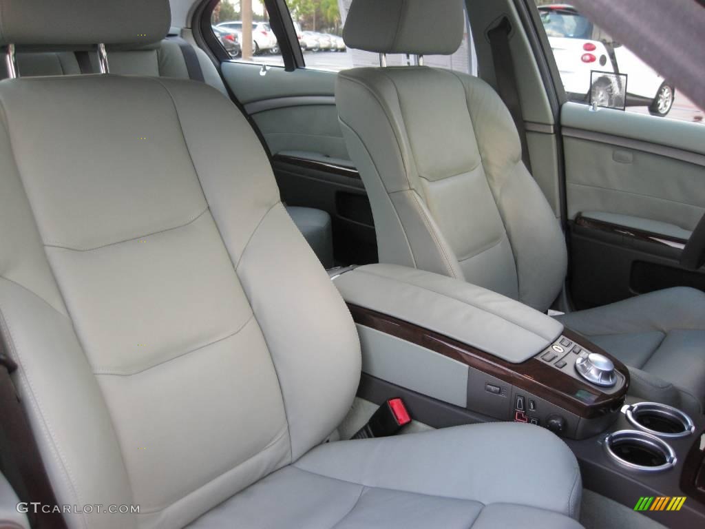 2004 7 Series 745Li Sedan - Slate Green Metallic / Basalt Grey/Flannel Grey photo #12