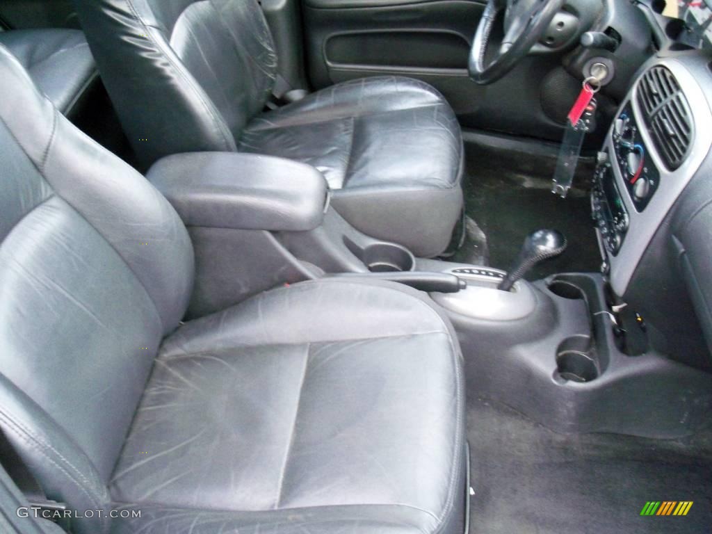 2002 Neon SXT - Black Clearcoat / Dark Slate Gray photo #23