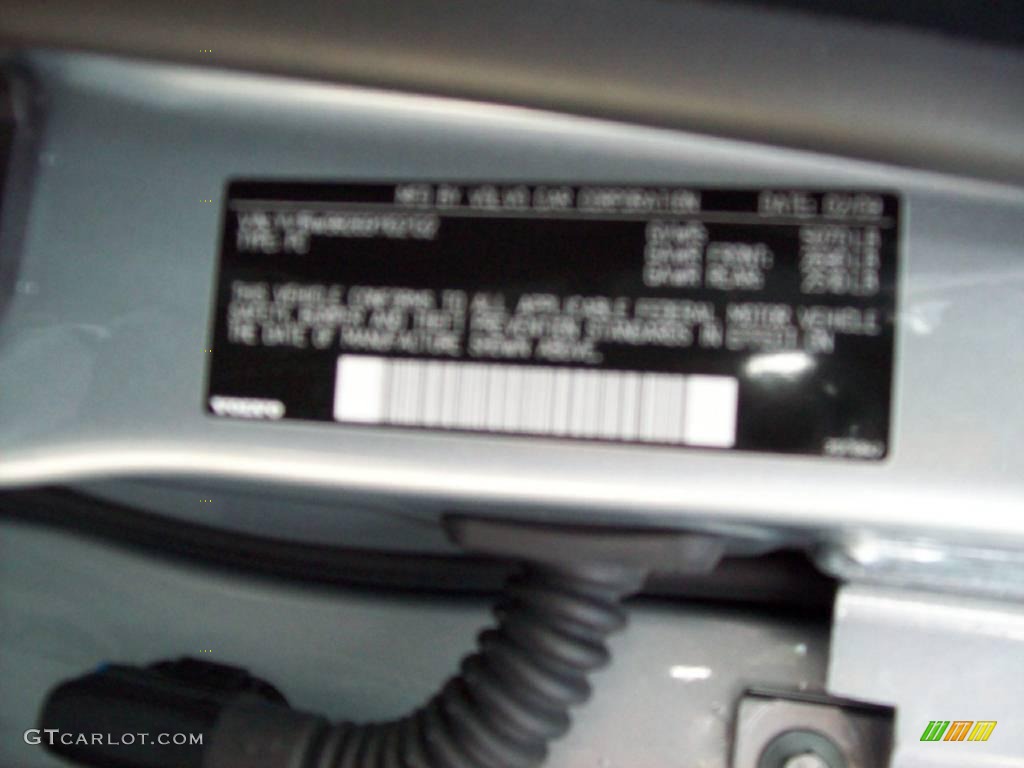 2009 V70 3.2 - Electric Silver Metallic / Off Black photo #18