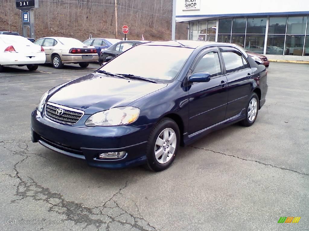 2006 Corolla S - Indigo Ink Pearl / Dark Charcoal photo #1
