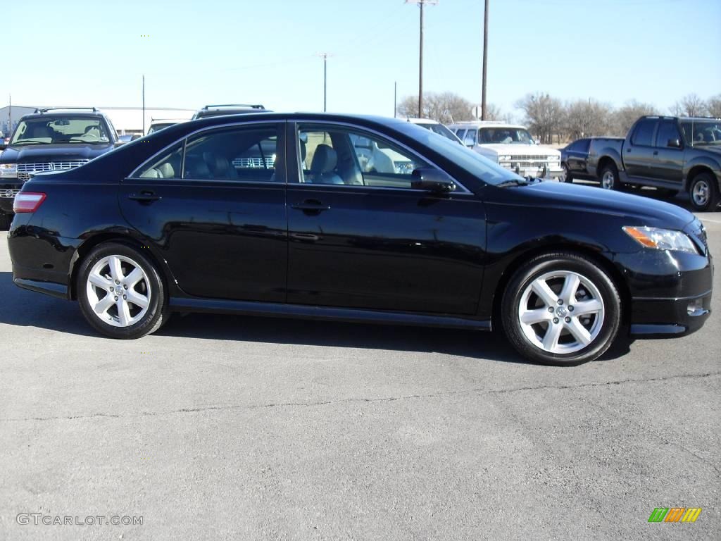 2007 Camry SE V6 - Black / Ash photo #5