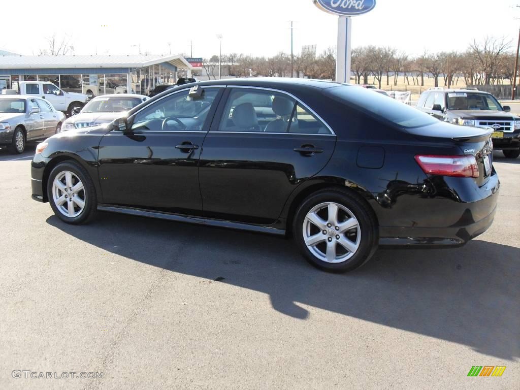 2007 Camry SE V6 - Black / Ash photo #10