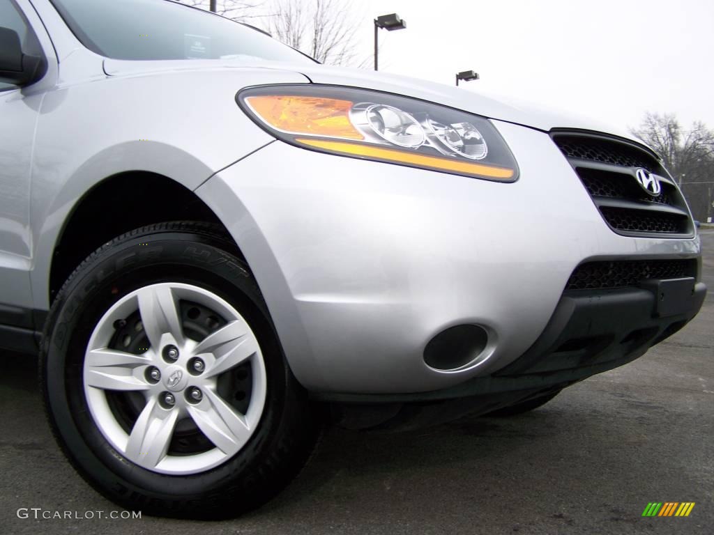 2009 Santa Fe GLS - Bright Silver / Gray photo #2