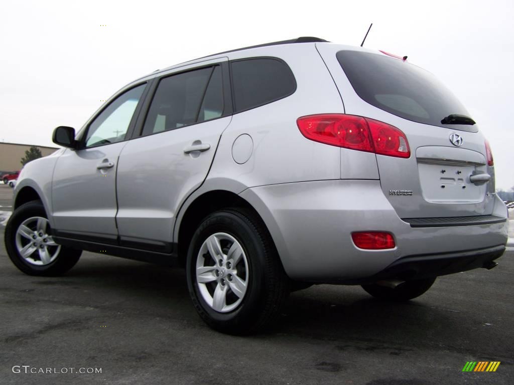 2009 Santa Fe GLS - Bright Silver / Gray photo #4