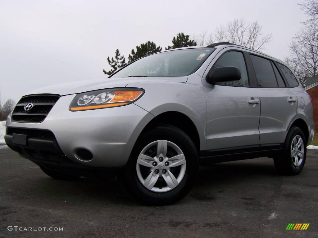 2009 Santa Fe GLS - Bright Silver / Gray photo #5