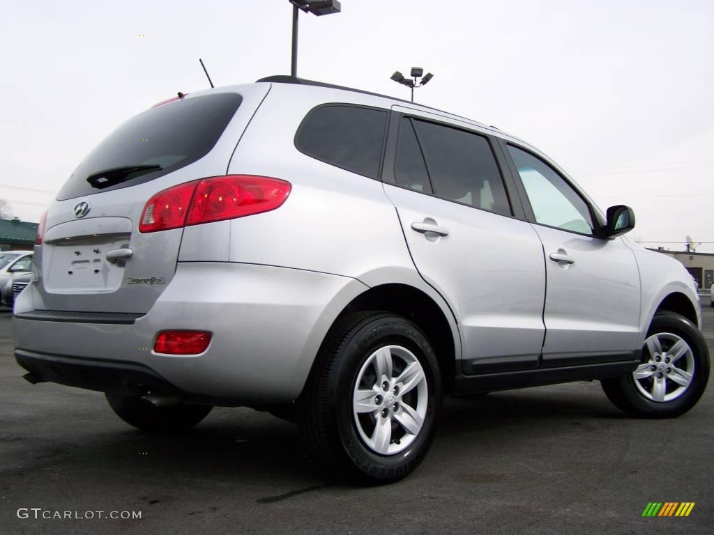 2009 Santa Fe GLS - Bright Silver / Gray photo #7