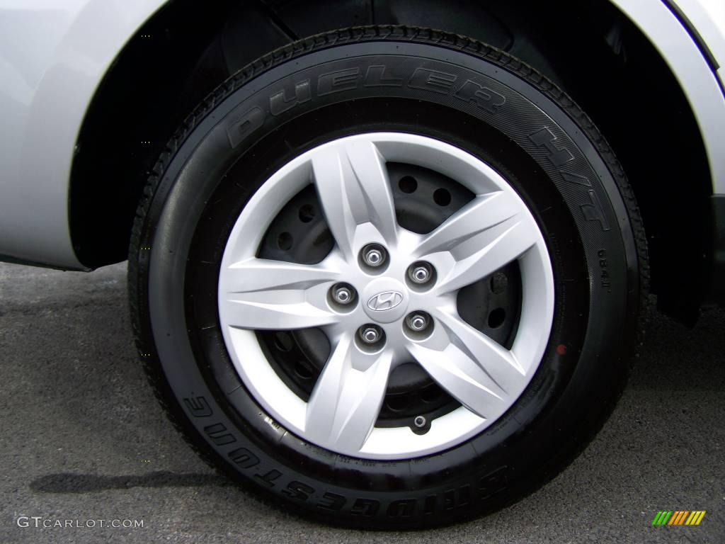 2009 Santa Fe GLS - Bright Silver / Gray photo #8