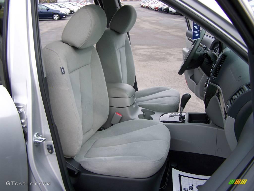 2009 Santa Fe GLS - Bright Silver / Gray photo #14
