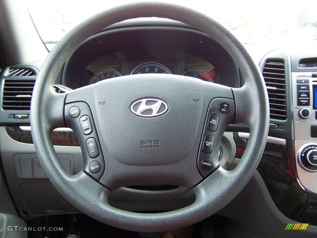 2009 Santa Fe GLS - Bright Silver / Gray photo #17