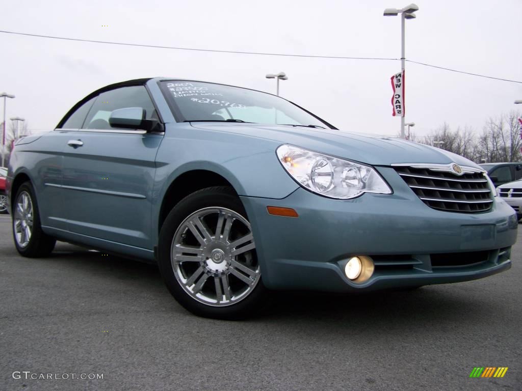 2009 Sebring Limited Convertible - Clearwater Blue Pearl / Dark Slate Gray photo #1