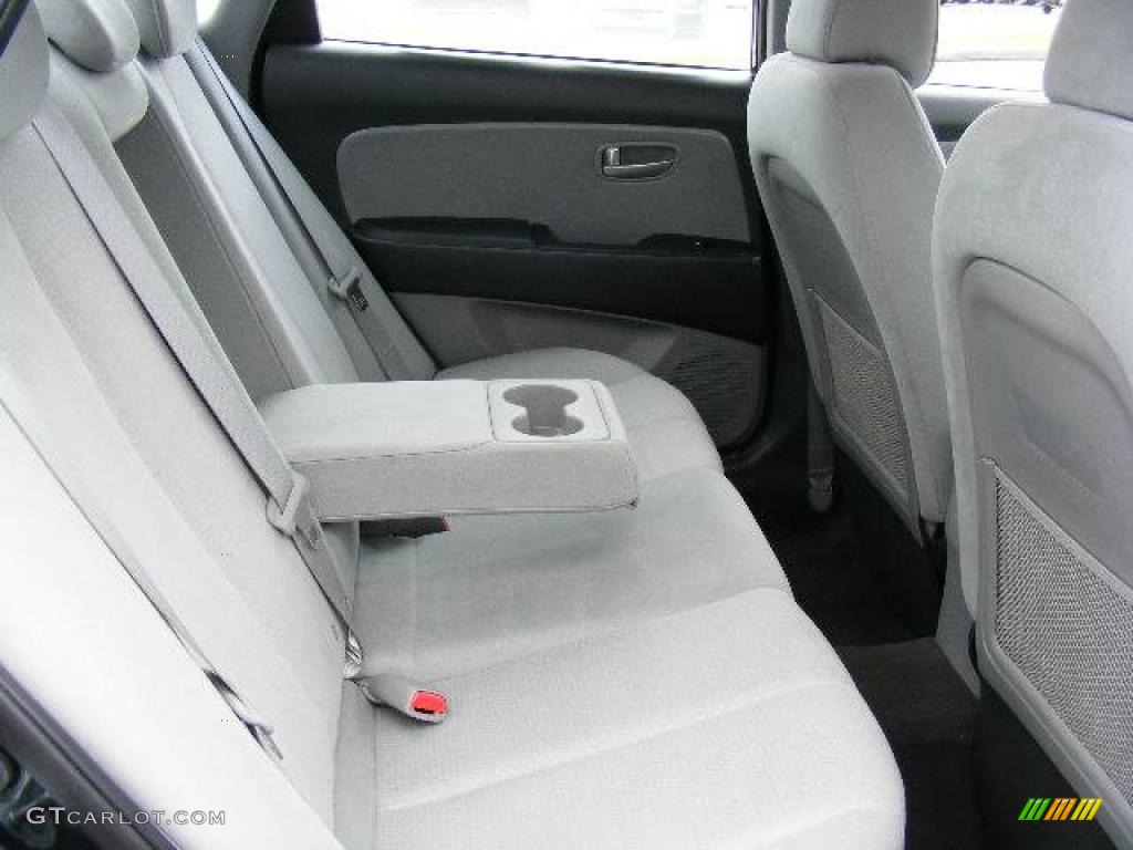 2009 Elantra SE Sedan - Black Pearl / Gray photo #12