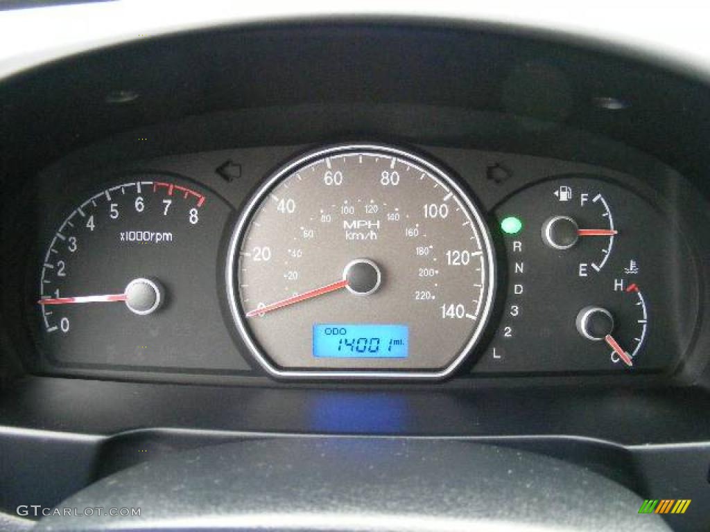 2009 Elantra SE Sedan - Black Pearl / Gray photo #17