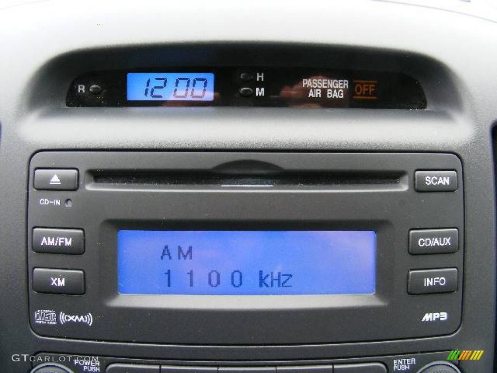 2009 Elantra SE Sedan - Black Pearl / Gray photo #20