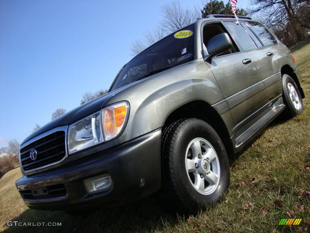 2000 Land Cruiser  - Riverock Green Metallic Mica / Oak photo #1