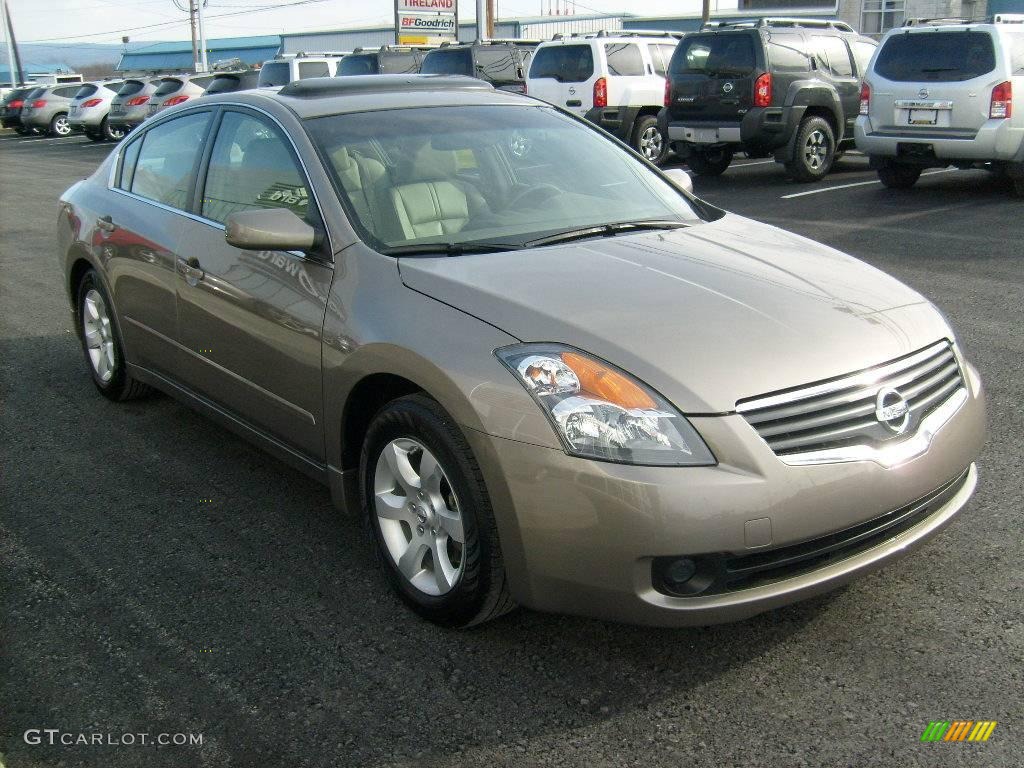 2008 Altima 2.5 SL - Pebble Beach Metallic / Blond photo #6