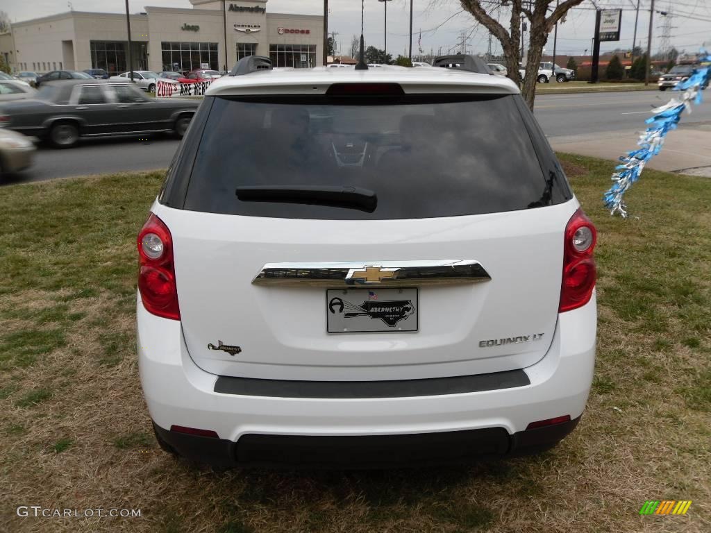 2010 Equinox LT - Summit White / Jet Black/Light Titanium photo #3