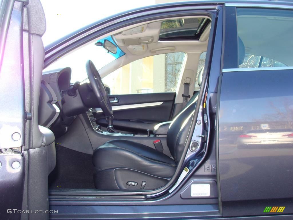2008 G 35 x Sedan - Blue Slate Metallic / Graphite photo #8