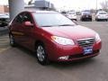 2008 Apple Red Pearl Hyundai Elantra GLS Sedan  photo #3