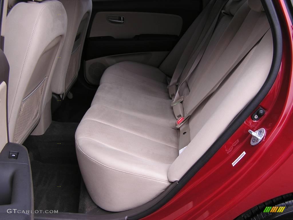 2008 Elantra GLS Sedan - Apple Red Pearl / Beige photo #8